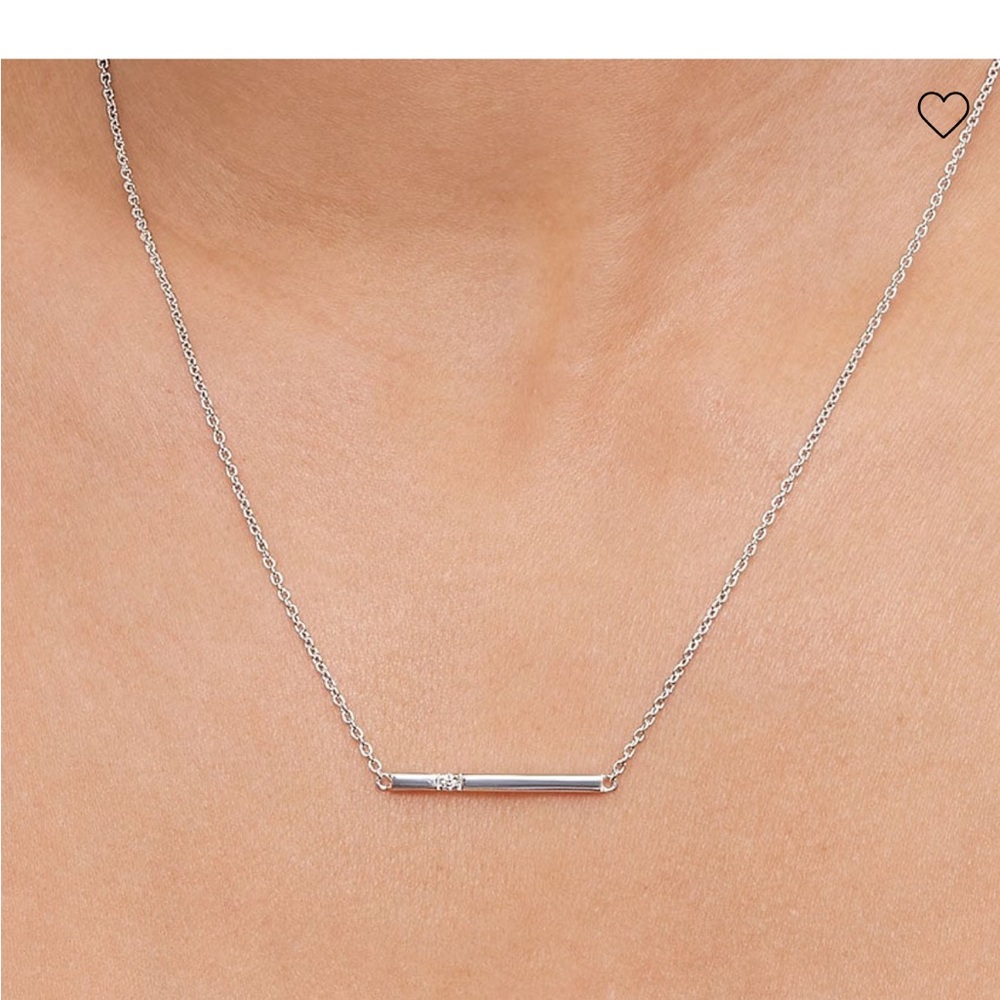 Diamond Bar Necklace Brilliant Earth - Picture 2 of 4